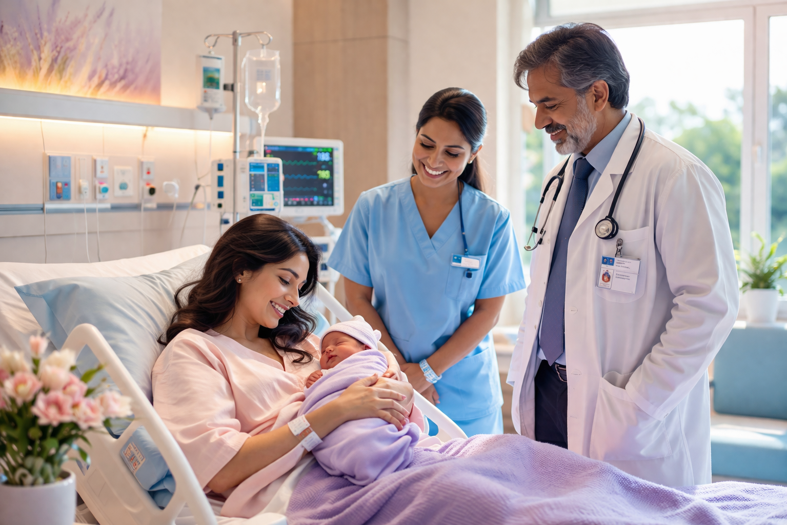 Doctor With Pregnancy Lady